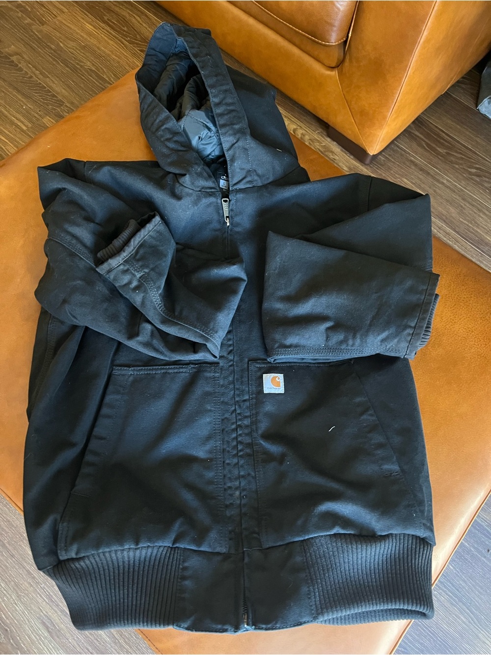 Carhartt Womens Black Duck Quilt Lined Active Work Jacket - Picture 3 of 5